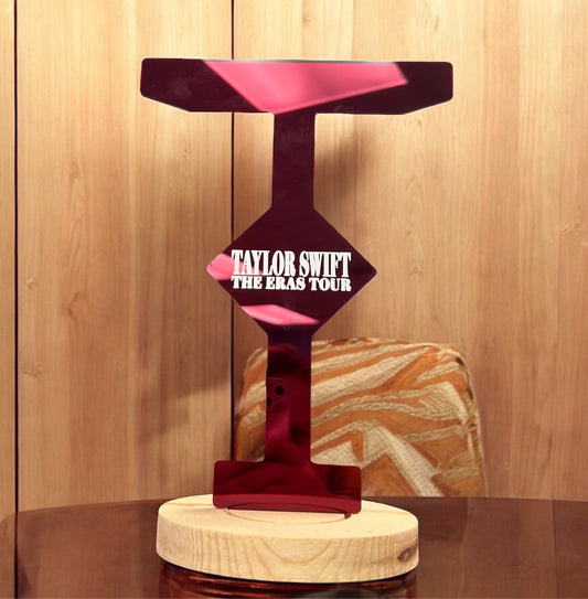 Eras Tour Bracelet Stand, MAROON mirror acrylic