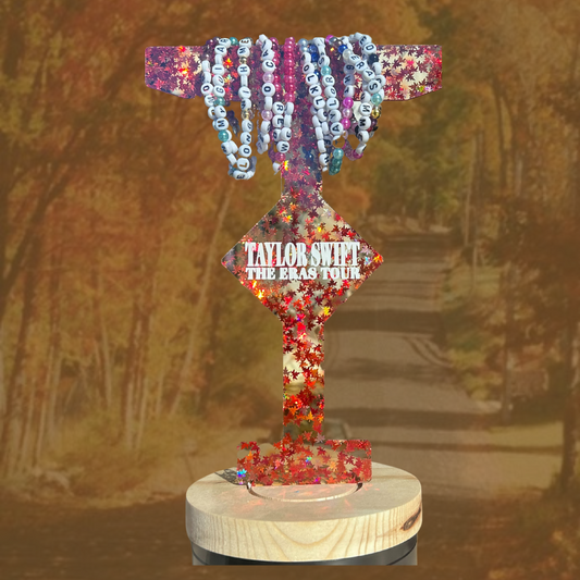Eras Tour Bracelet Stand, ALL TOO WELL glitter acrylic