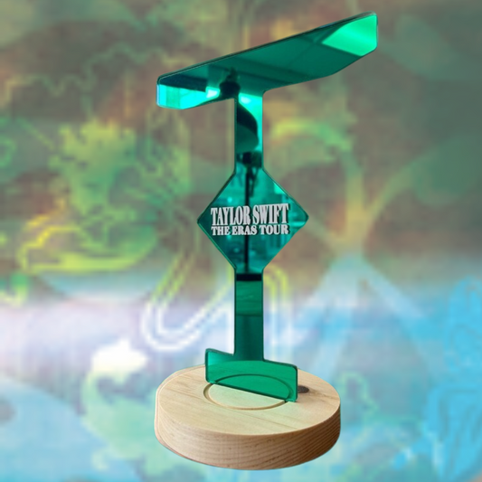 Eras Tour Bracelet Stand, GREEN mirror acrylic