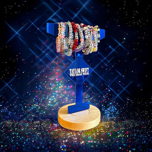 Eras Tour Bracelet Stand, DARK BLUE mirror acrylic